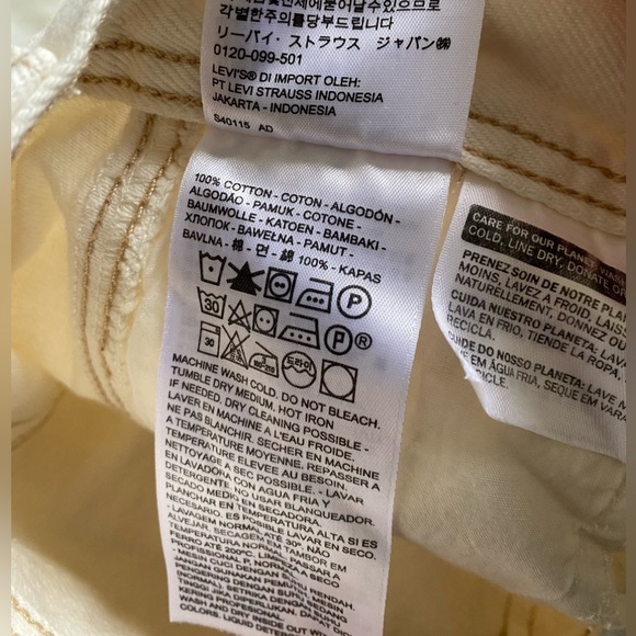 Levi's Womens Painter Boy Jeans in Tofu Kung Fu - Picture 8 of 11